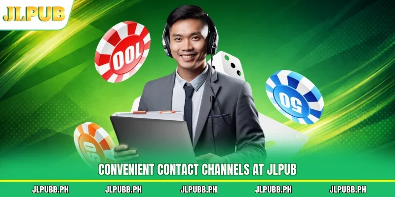 Convenient contact channels at JLPUB