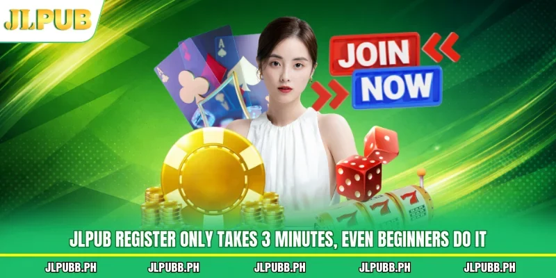JLPUB Register Only Takes 3 Minutes, Even Beginners Do It