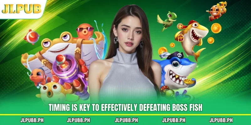 Timing is key to effectively defeating Boss Fish